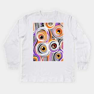 Fish eye Kids Long Sleeve T-Shirt